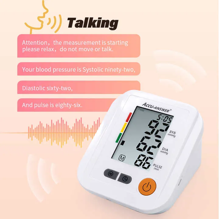 نموذج ذراع رقمي أوتوماتيكي مقياس ضغط الدم . Automatic Digital Arm Model Medical Blood Pressure
