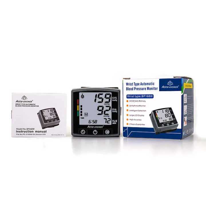 مراقبة ضغط الدم التلقائي للمعصم OEM ODM . Automatic Wrist Blood Pressure Monitor OEM ODM LCD