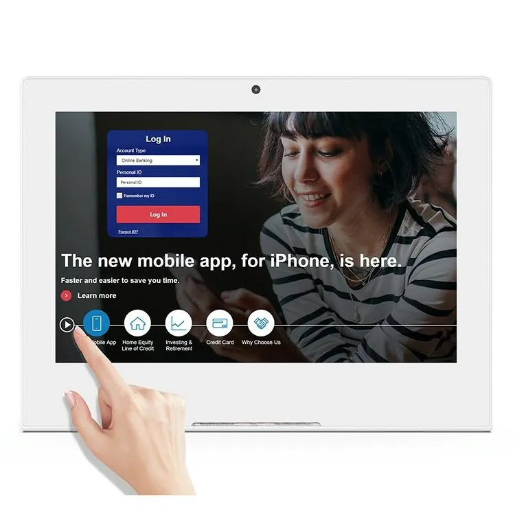 10.1 Inch Ips Aio Pc 2gb 16gb Android 8.1 Quad Core Rj45 Bt Wifi Tf Hdmi