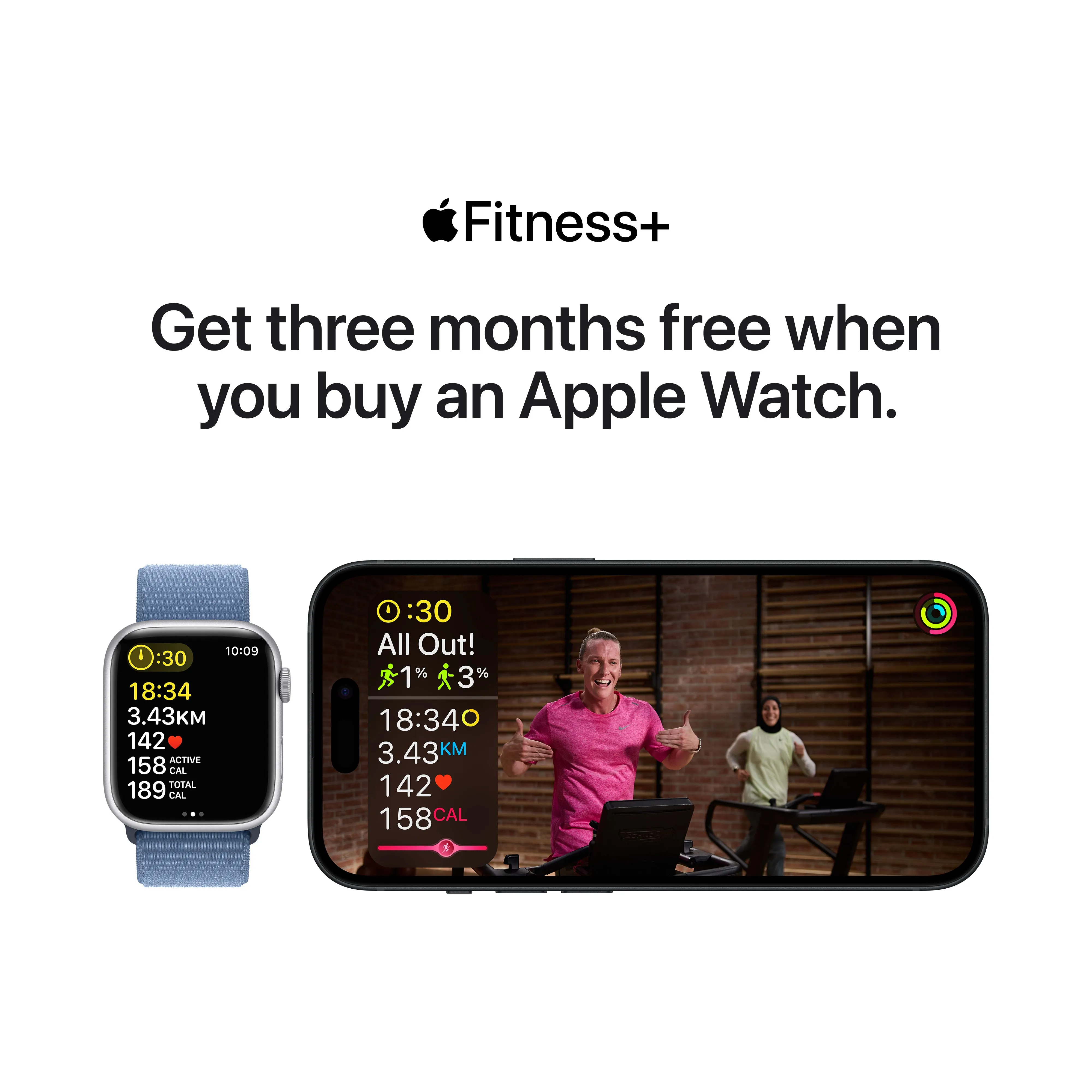 Apple Watch SE Gen 2 (GPS) 40mm / 44mm Aluminium Case with Sport Band
