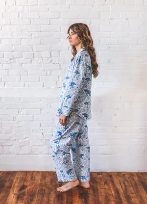 Flamenco - Long Sleep Set - Pale Blue