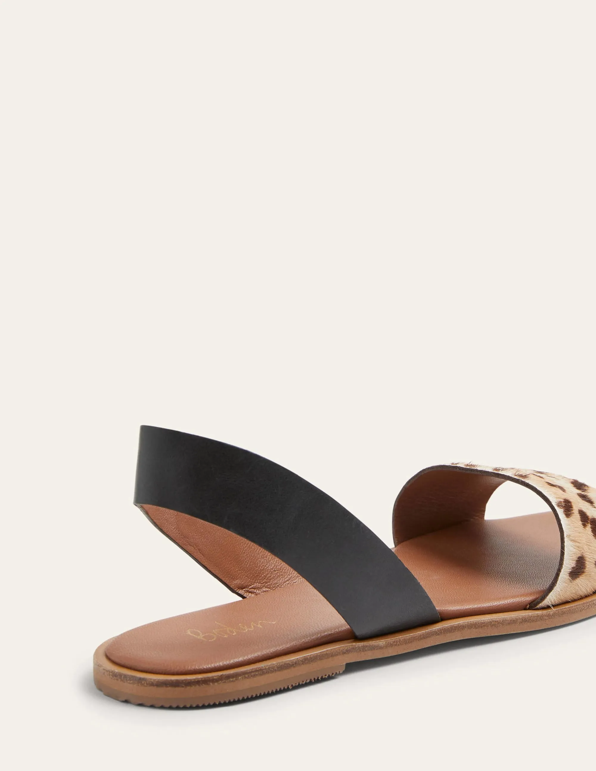 Front Strap Sandals-Leopard