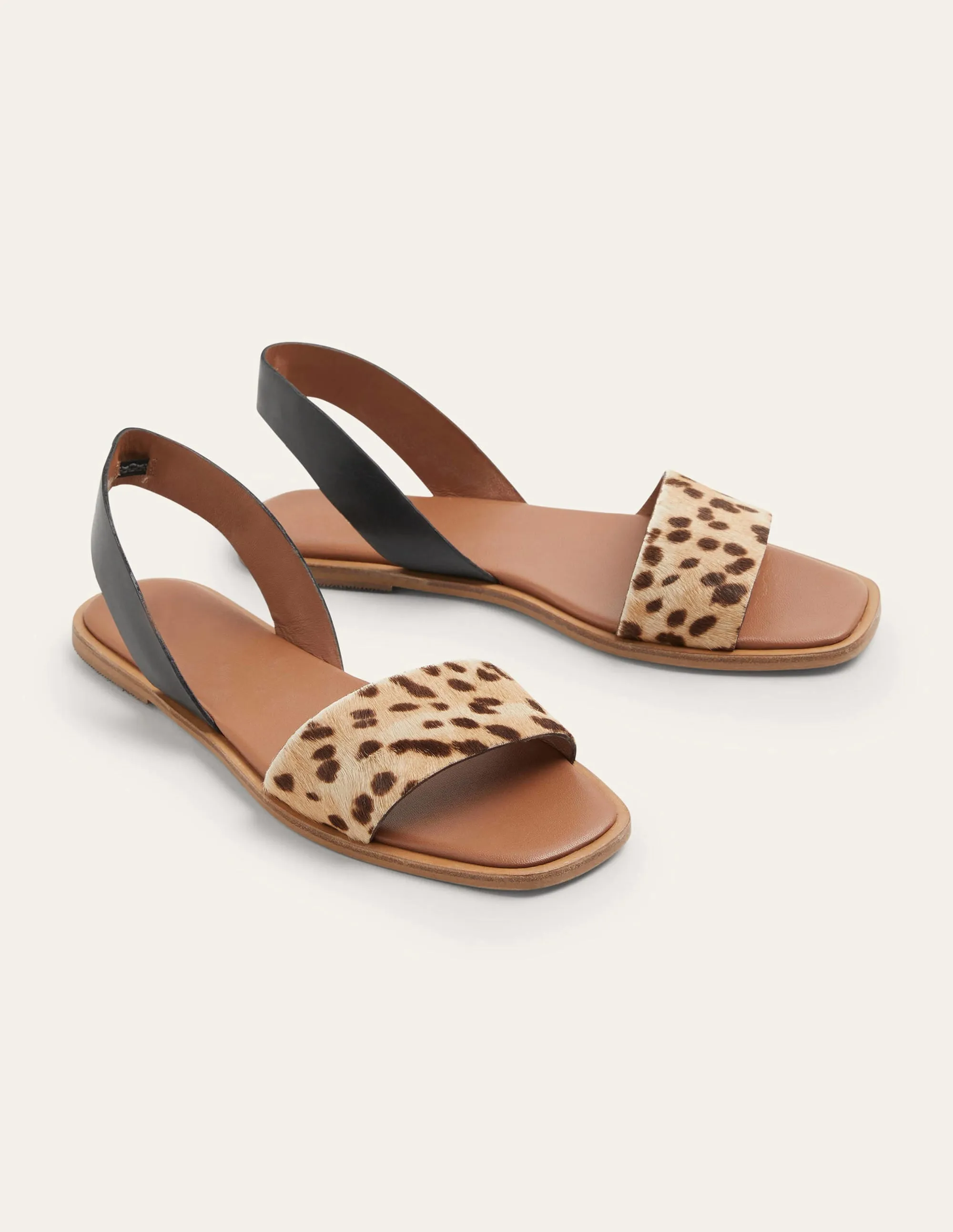 Front Strap Sandals-Leopard