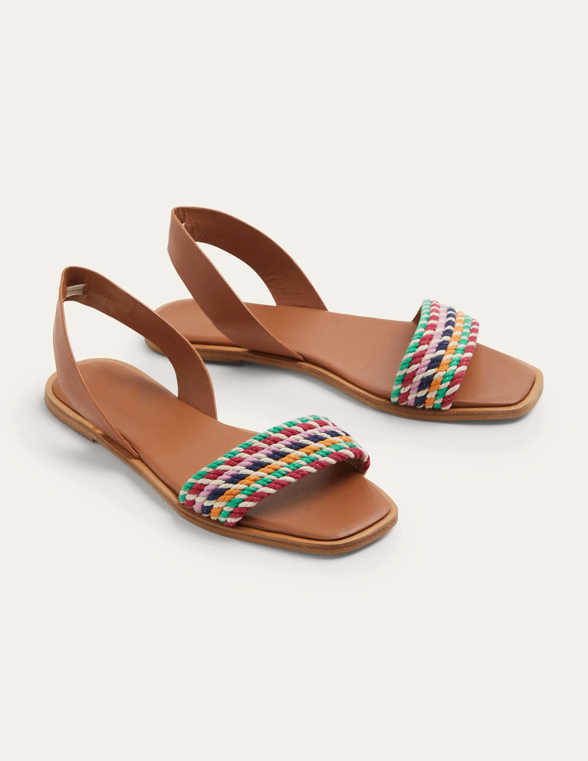 Front Strap Sandals-Multi