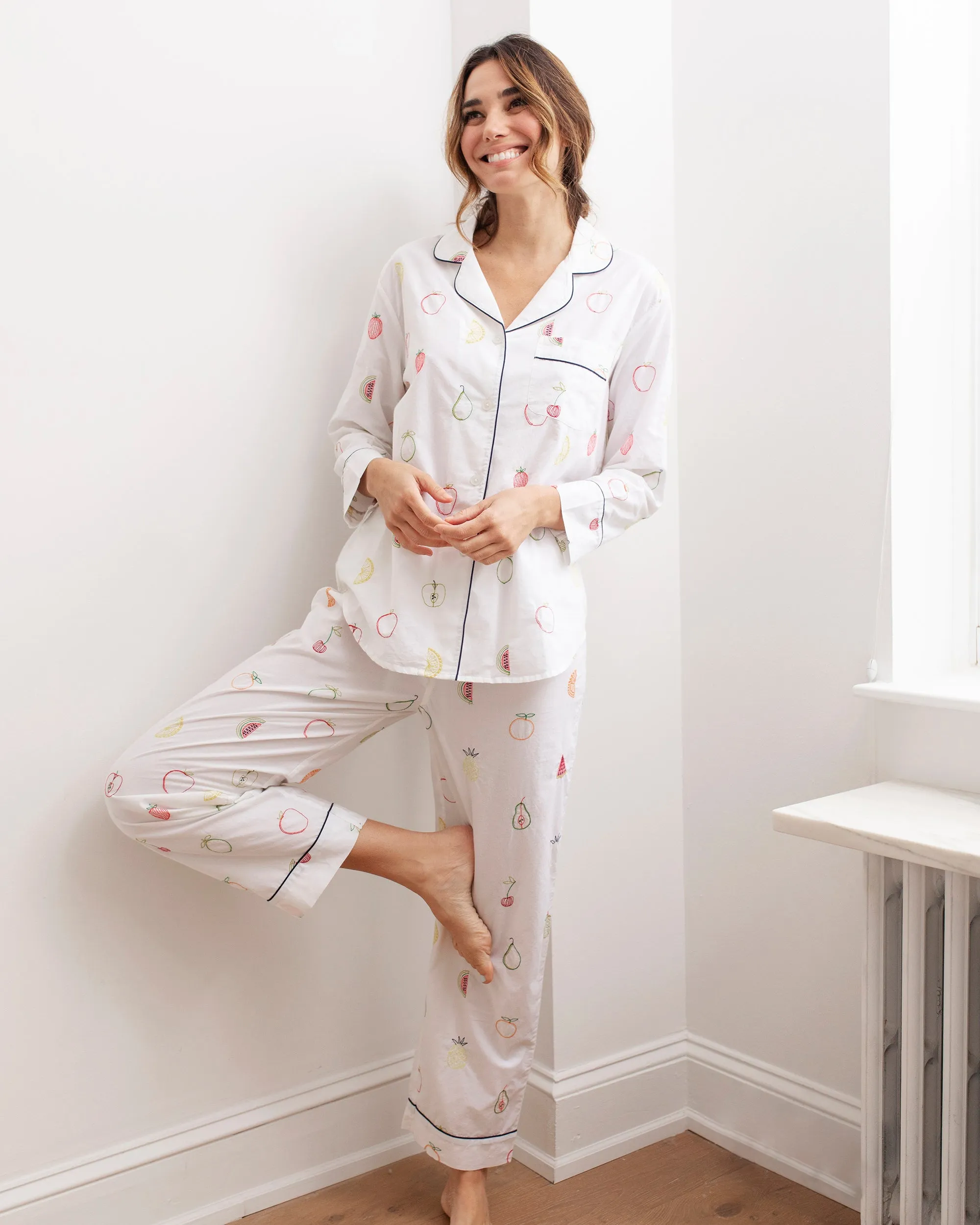 Fruit Medley - Long Sleep Set - Cloud