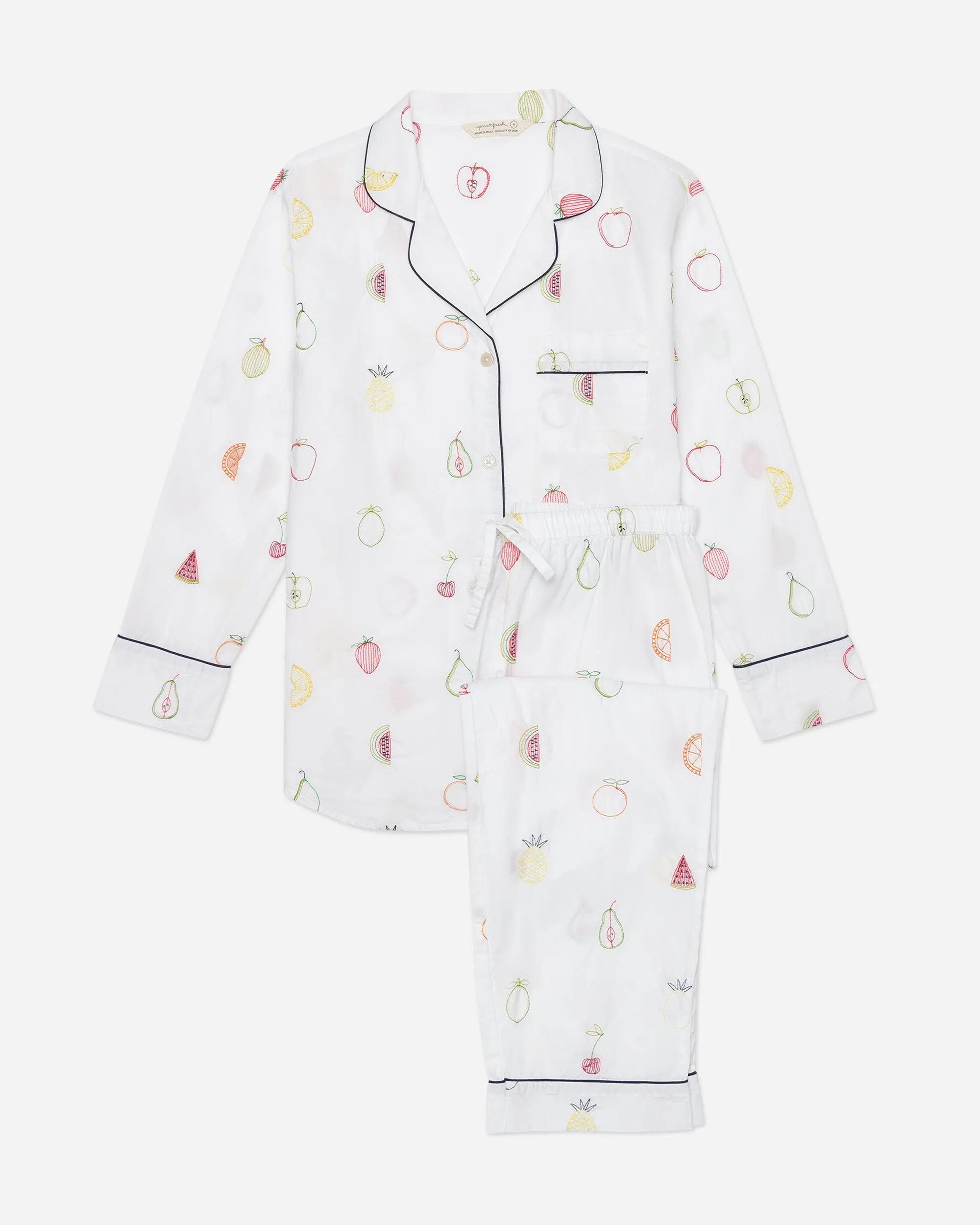 Fruit Medley - Long Sleep Set - Cloud
