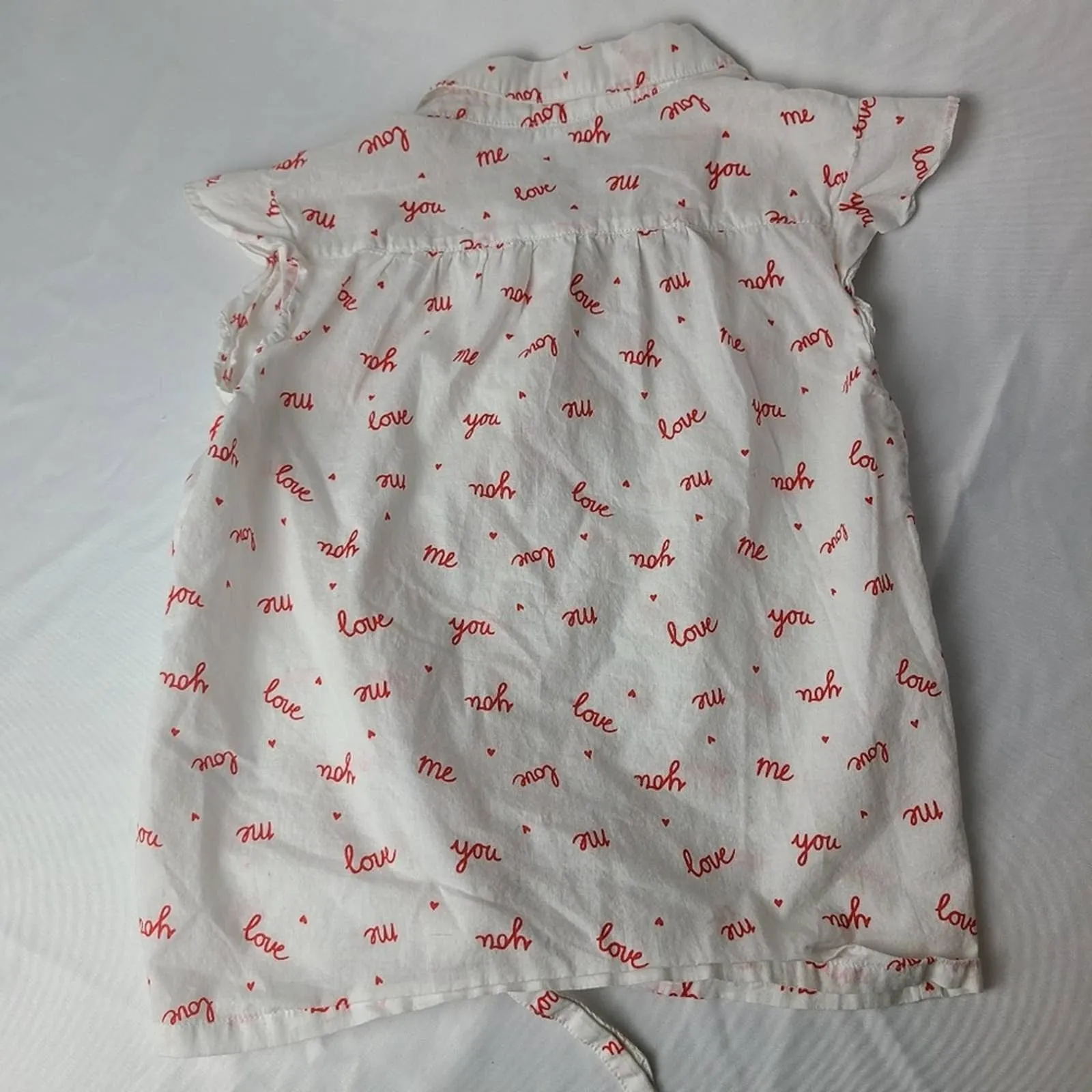 H & M Girls Summer Love Top - 8