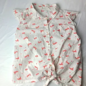 H & M Girls Summer Love Top - 8