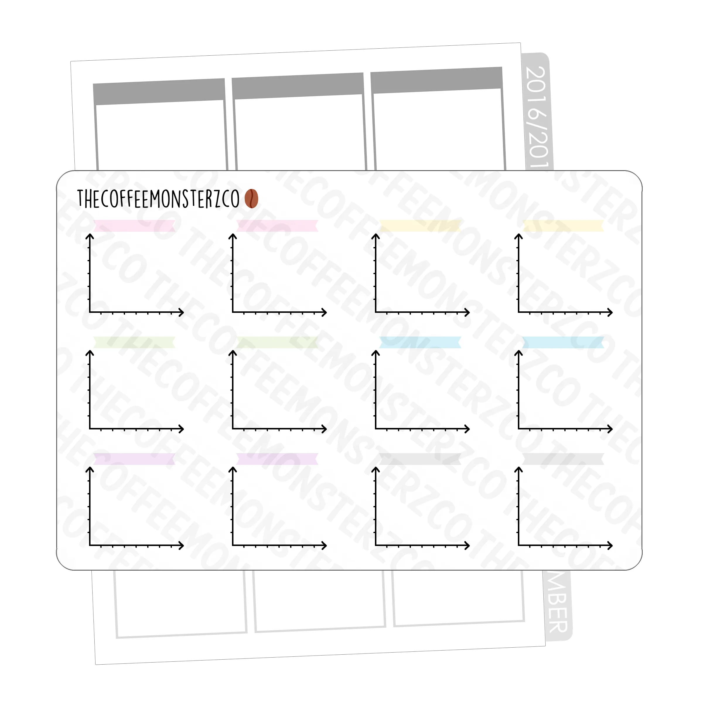 Hobonichi Cousin: Graph Trackers
