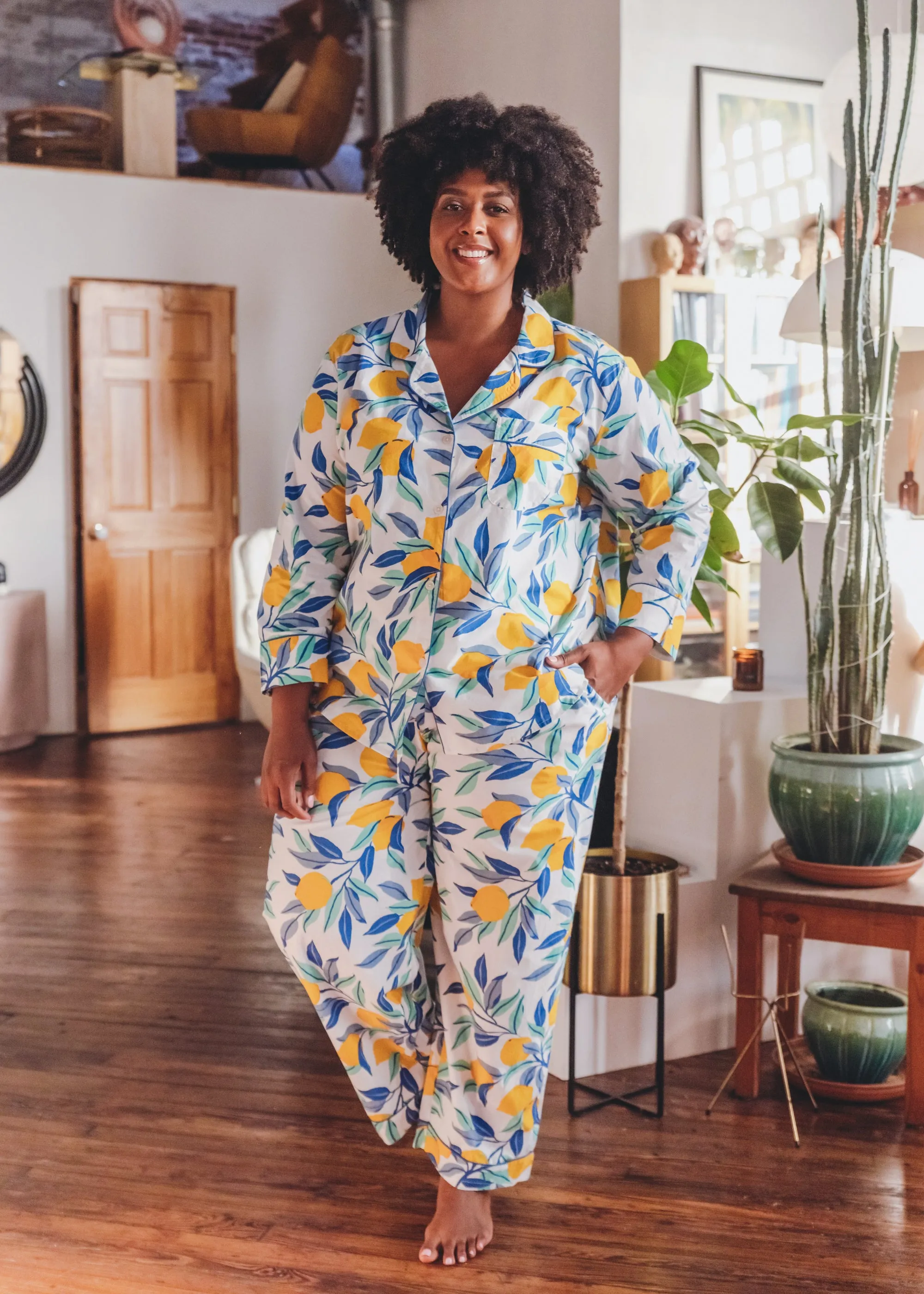 Lemon Zest - Long Sleep Set - Cloud