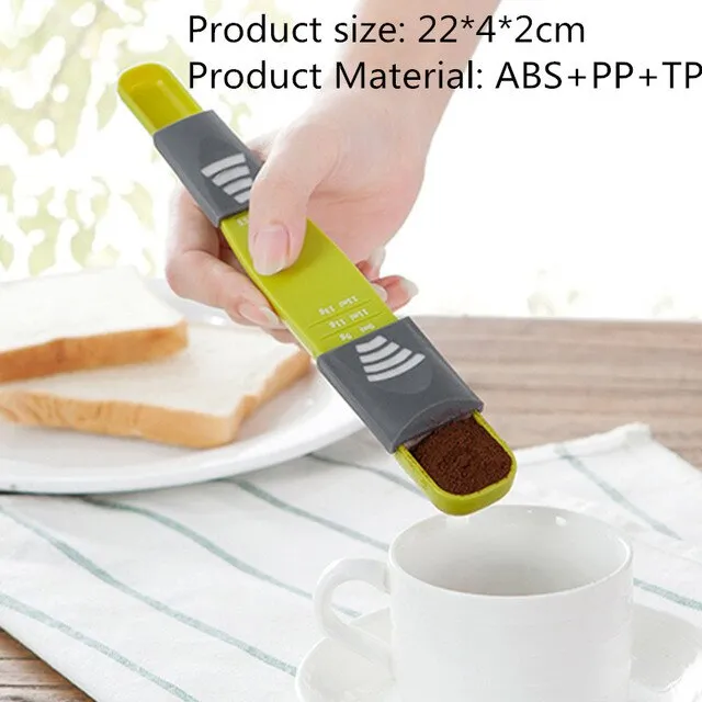 Measuring Cups and Measuring Spoon Scoop Silicone Handle Kitchen Measuring Tool Measuring Cup Spoon Scales Measuring Spoons