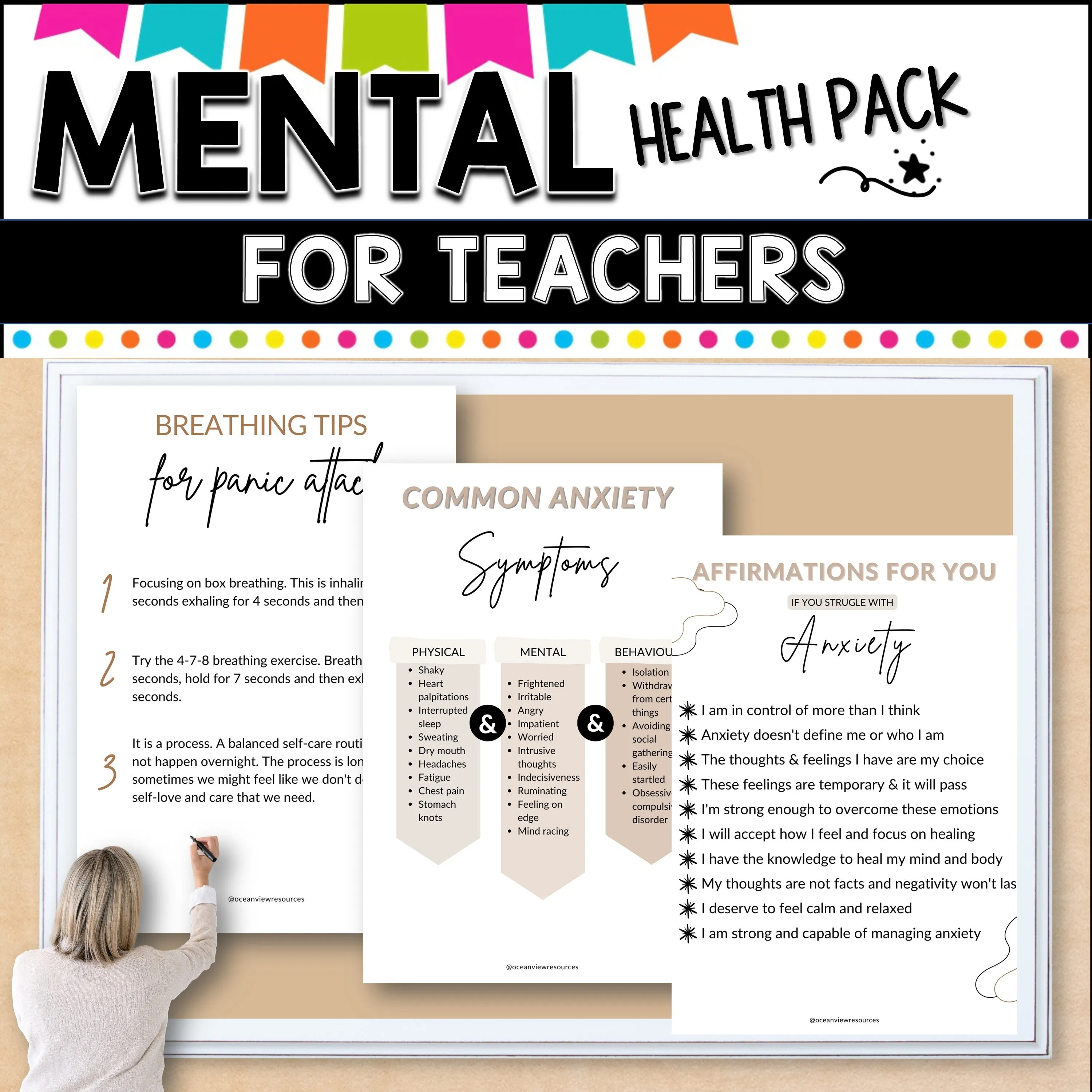 Mental Health and Wellbeing Pack for Teachers
