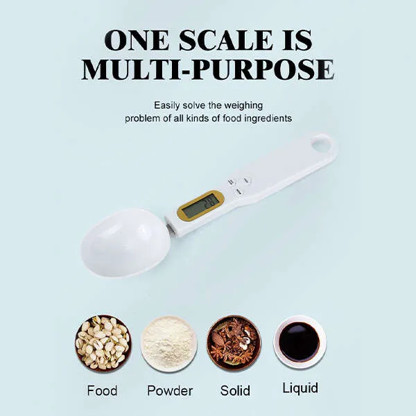 Scoopey - Spoon with a built-in scale