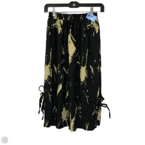 Skirt Midi By Clothes Mentor In Black & Cream, Size: S