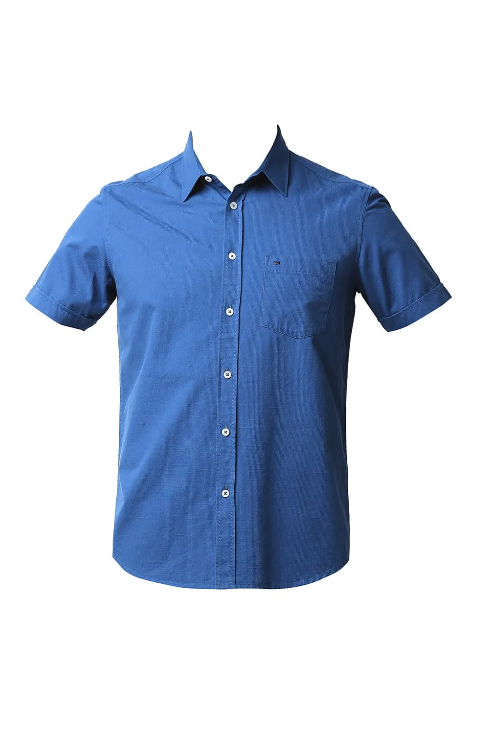 Slim Fit Dobby Halfsleeves Shirt