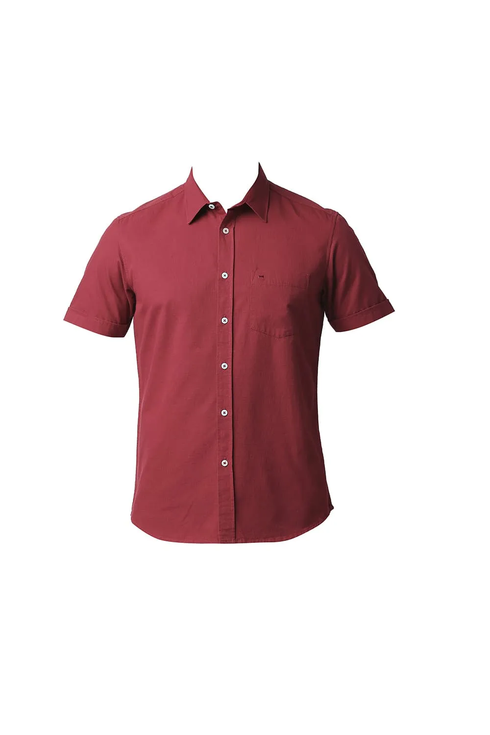 Slim Fit Dobby Halfsleeves Shirt