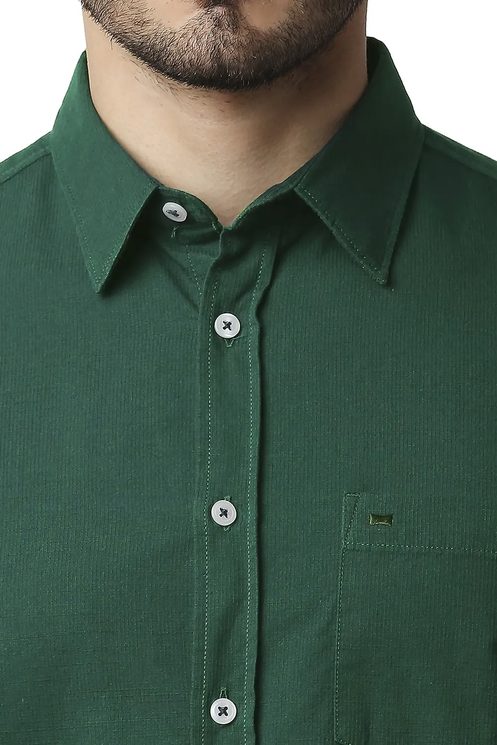 Slim Fit Dobby Halfsleeves Shirt