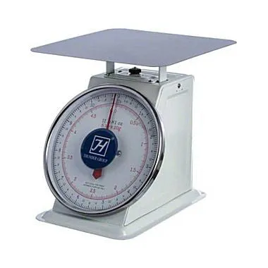 Thunder Group SCSL004 Portion Control 20 lb Scale with Stainless Steel Top Plate and Oversized Dial