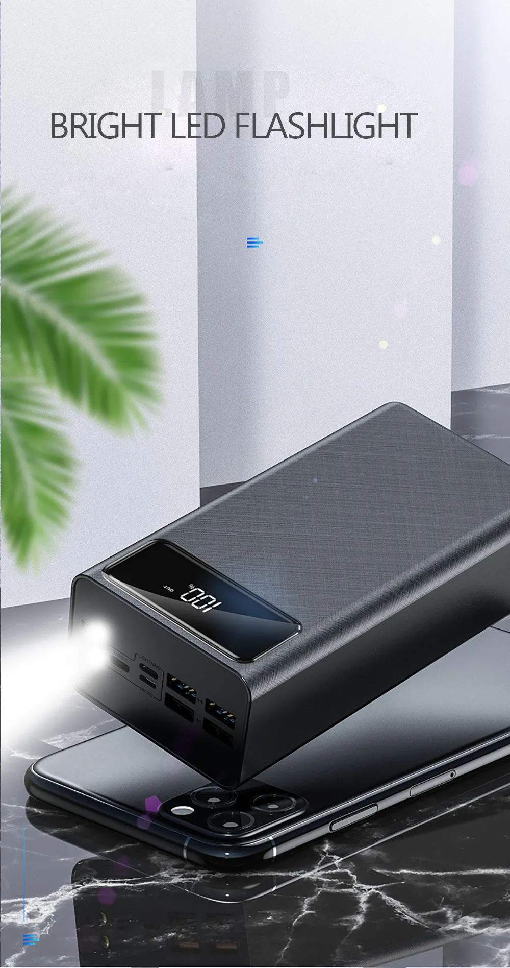 Usb Rechargeable Power Bank Jc-9003