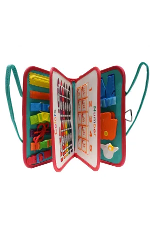 Wooden Montessori busy board